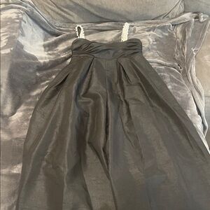 Hutch Black Jumpsuit with White Straps